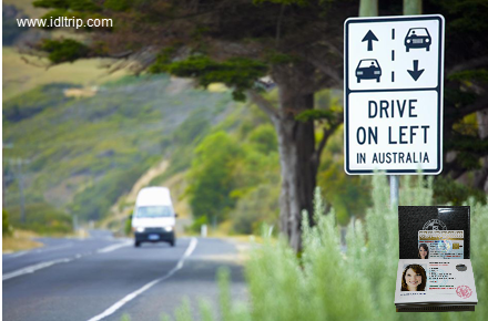 En Australie, nous roulons à gauche. 